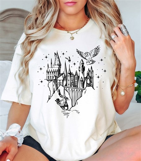 Wizard Castle Shirt, Wizard School Shirt, Magical Castle Shirt, Wizard Shirt, Magic Shirt - Etsy