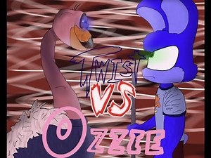 Twist the bunny Vs Ozzie the Ostrich - Fan Animation