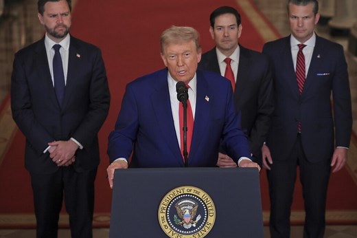 Transcript of Trump’s speech on US strikes on Iran