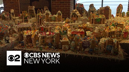 World's largest gingerbread village returns to NYC