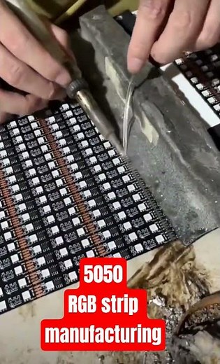 How to cut and prepare 5050 RGB strip