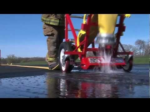 RollNRack with LDH Attachment -fire hose Operations - RollNRack System