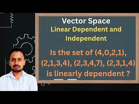 linear dependence and independence of vectors | Vector Space | Part 14