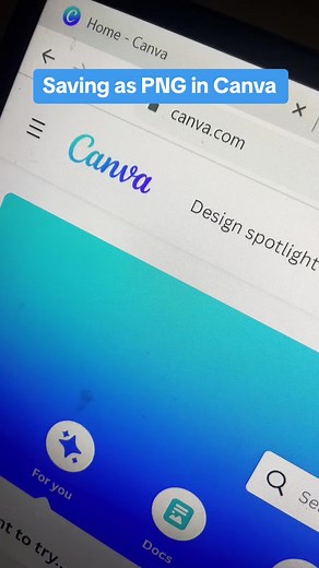How to save as png file on canva.com #canva #png #diy #cricut #sublimation #dtfprinting #tutorial #956