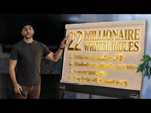 Millionaire Writer Rules: 22 tough-love truths