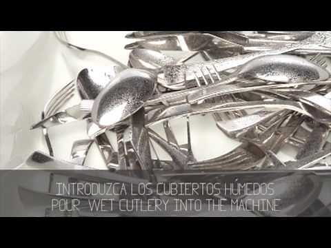 How to polish stainless steel cutlery using a Commercial Cutlery Polisher