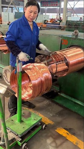 High-Speed Copper Wire Winding Machine | Industrial Copper Coil Manufacturing Process