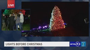 Local veteran lights the Big Tree at Toledo Zoo's 2025 Lights Before Christmas