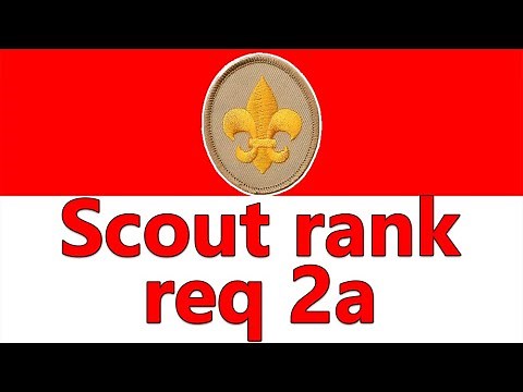 Scout rank requirement 2a - Describe how the Scouts in the troop provide its leadership.