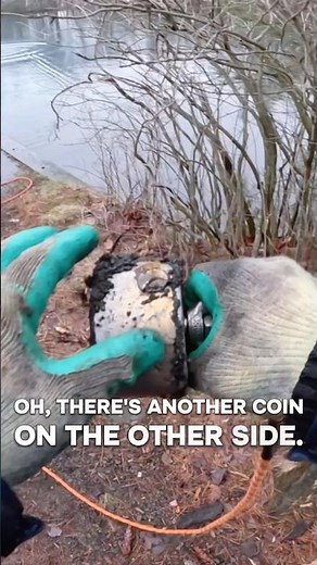Magnet fishing for coins with my buddy!