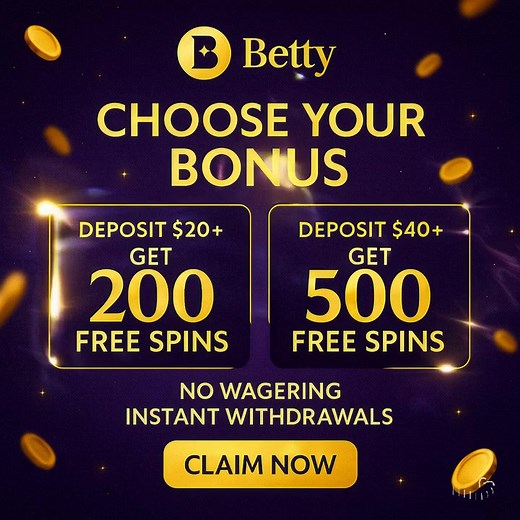 Claim this and many other offers for new and existing players at Betty. | Betty Canada