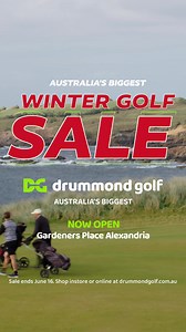 A new home for golf in Sydney’s Inner South. Drummond Golf Alexandria now open — experience premium service, expert fitting, and the widest range, all backed by our Lowest Price Guarantee | Drummond Golf