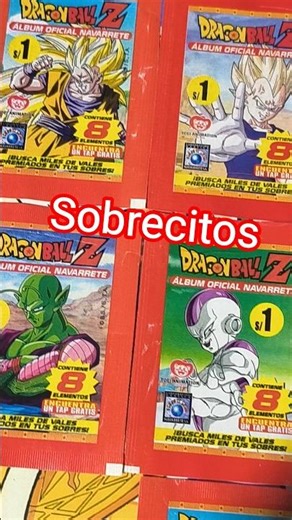 Complete collection of Dragon Ball Z Navarrete 2017 album envelopes #rscollectors
