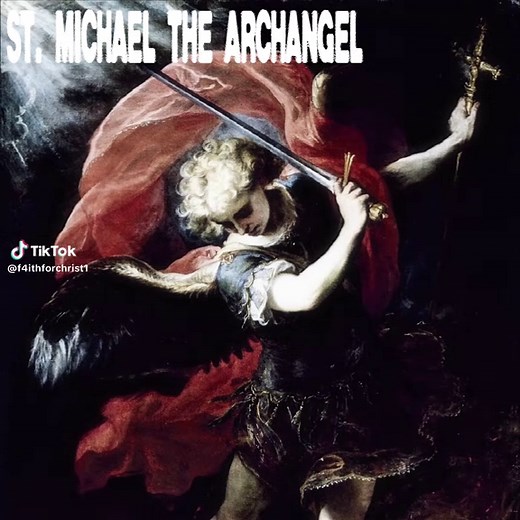 St. Michael the Archangel, defend us in battle. Be our defense against the wickedness and snares of the Devil. May God rebuke him, we humbly pray, and do thou, O Prince of the heavenly hosts, by the power of God, thrust into hell Satan, and all the evil spirits, who prowl about the world seeking the ruin of souls. Amen. #Christianity #catholic #catholicism #archangelmichael #edit