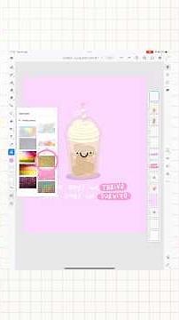 How to add glitter to your art in #adobefresco ✨ #adobefrescotutorial #drawwithme #frescodrawing