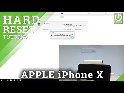 Remove Passcode in iPhone X - Factory Reset / Restore iOS