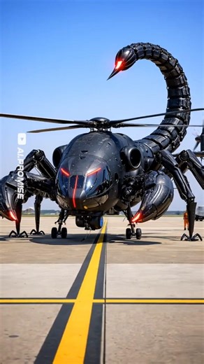 World’s First Scorpion Helicopter 🦂🚁 | Futuristic AI Helicopter Concept