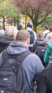 🗣"I was homeless for the first two years in college", says Jenni Greene, student at ATU Mayo in Castlebar. ATU Mayo students walked out of class this morning to protest against the lack of student accommodation. #mayonews #studentlife #irishstudentlife ATU Students' Union, Mayo #housingcrisis #hiusingcrisisireland | The Mayo News