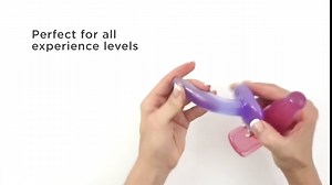 Doc Johnson Crystal Jellie Butt Plug Medium, Clear (0289-04-AM)