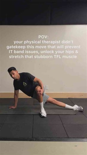 unlock your hips, prevent IT band issues & stretch the TFL muscle