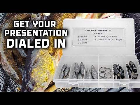 Pro Fishing Tips for Using the Church Tackle Snap Weight Kit - Catch More Fish!
