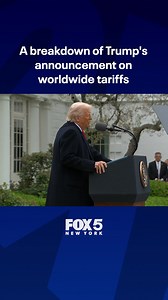 President Donald Trump rolled out a set of tariffs that he said would free the United States from a reliance on foreign goods. FOX 5 breaks down the details. | FOX 5 NY
