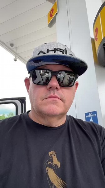 Refueling Diesel at a Shell Gas Station