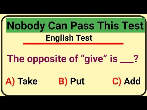 English Grammar Test mcq 4 grammar|Nobody Can Pass This Test