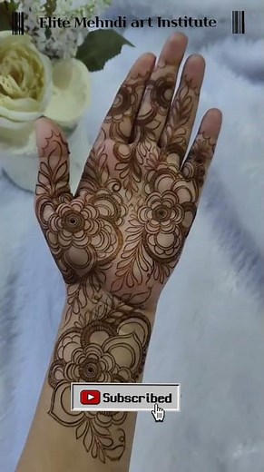 ✨ latest Khafif Front Hand Mehndi Design ✨