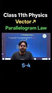 Addition Of Vector ↗️ using Parallelogram Law.