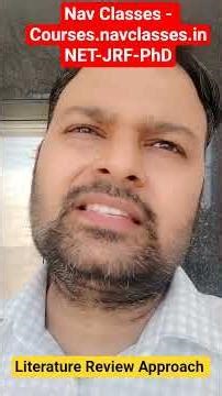 Best Approach To Do Literature Review | Dr. Gaurav Soin