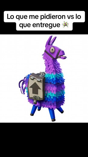 Piñata de Llama de Fortnite de 80 cm - Paso a Paso