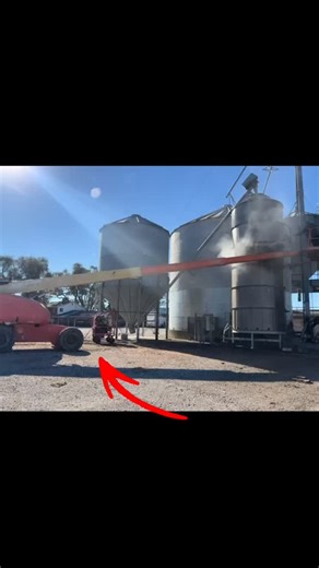 Corn Dryer and Grain Bin roof clean up while the weather is still warm! So Many Bees Wings! The term for the red chaff/dust-like pieces of corn that fall off during corn harvesting and drying. We literally have plies that we leaf blow just like you do leaves. IYKYK 😂😂 Hotsy power washer and lift make the job easier as well as a warm fall day! #indianafarmers #farmersofinstagram #indianafarm #Harvest2025 #hotsy #schneiderbuilders | ON Top Precision Ag, INC