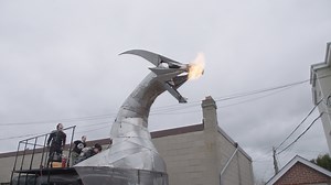 ‘Game of Thrones’ Has Nothing on this Fire-Breathing Dragon Burning Man Bus