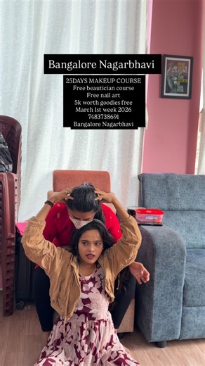 Ramya Makeover | Bangalore Nagarbhavi deepacomplex complex 1month beautician course March 1st week 2026 Just 14999/- only first booking 10 members... | Instagram