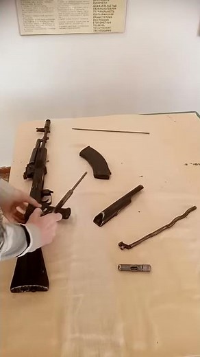 разборка и сборка АК-74 (Автомат Калашникова)