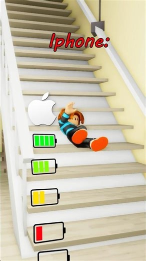 IPHONE VS ANDROID IN ROBLOX..😮😳 #roblox #brookhaven #shorts