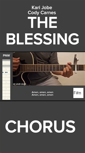 The Blessing | PNW Beginner Guitar Chords | Kari Jobe and Cody Carnes