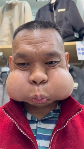 Why His Cheeks Look Like a Frog! 😲🐸 #shorts #funny #facts