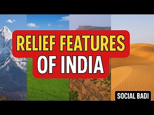 India – Relief Features Explained | Class 10 Social Studies | English Badi