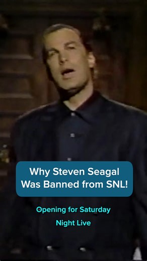 37K views · 99 reactions | Do YOU know why Steven Seagal is banned from SNL? | WatchMojo | Facebook