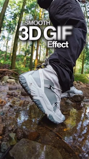 岳 🍜 GAKU on Instagram: "3D Effect 🎥✨ After nesting the clip make sure to slow down the clip to 30% and turn on “Optical Flow” #tutorial #howto #edit #bts #3dgif"