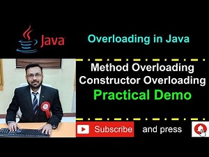 Java Method Overloading and Constructor Overloading - Explanation and Practical Demo