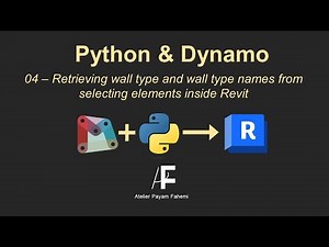 04-Python in dynamo: Retrieving wall elements and type name by selecting elements in Revit