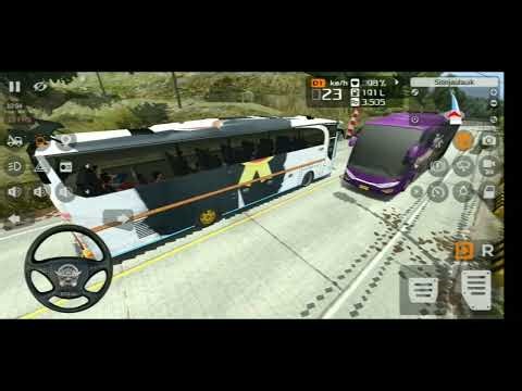 Tour of village people and new looking bus at backside