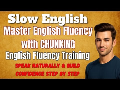 Master English Fluency with CHUNKING | Shadowing Practice for Real Conversations