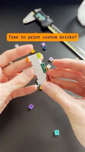 My first working 3D-printed Lego-compatible parts 🧱