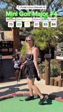 Mini Golf Major #4 ROUND 2, 18 holes (Hole 18) #golf #minigolf #puttputt #golfer #viral #sports