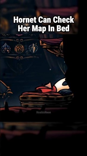 Hornet Checking Her Map In Hollow Knight Silksong