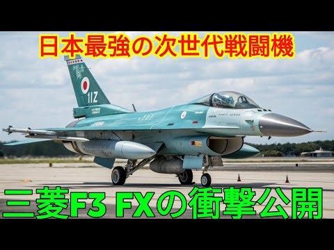 三菱F3 FX日本が開発する第六世代ステルス戦闘機未来の航空戦を変える最強ファイター解説